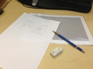 graph paper mockups